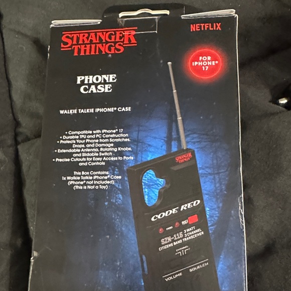 Stranger Things Code Red Phone Case - Picture 3 of 6